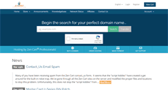 Desktop Screenshot of myzencarthost.com